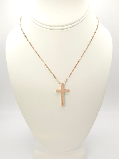 Engraved Cross Pendant